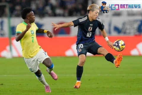 Kemenangan Jepang lawan Brasil